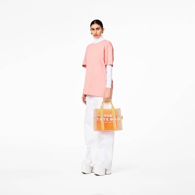 le sac fourre-tout moyen en filet à blocs de couleurs Marc Jacobs R8NP101