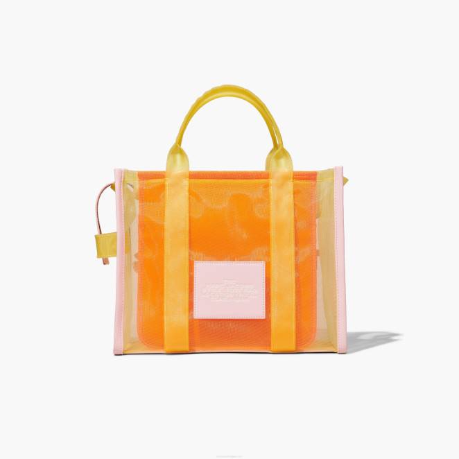 le sac fourre-tout moyen en filet à blocs de couleurs Marc Jacobs R8NP101