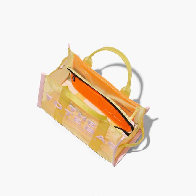 le sac fourre-tout moyen en filet à blocs de couleurs Marc Jacobs R8NP101