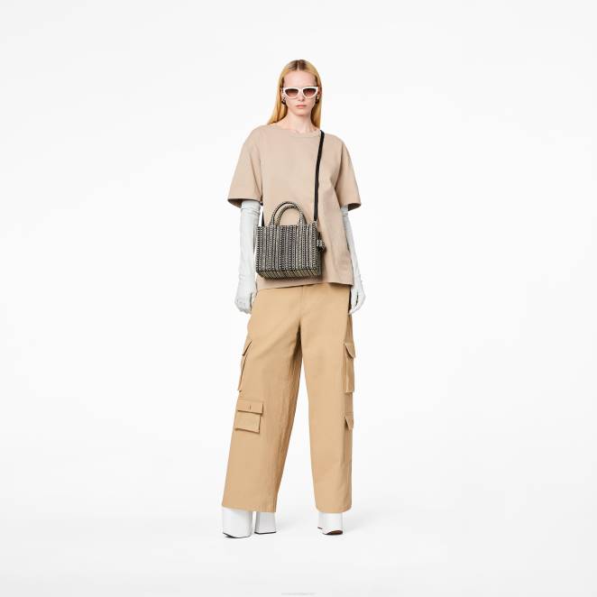 mini sac à main en cuir à monogramme Marc Jacobs R8NP78