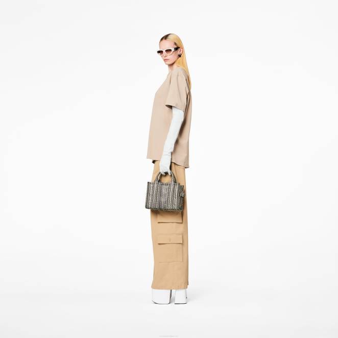 mini sac à main en cuir à monogramme Marc Jacobs R8NP78