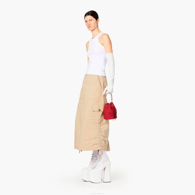 le micro sac seau en cuir Marc Jacobs R8NP127