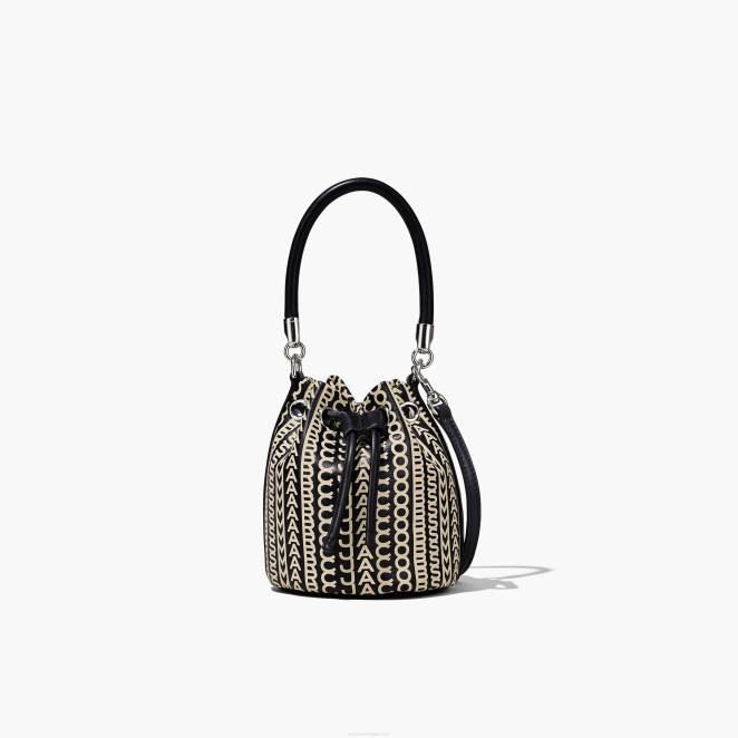 le micro sac seau en cuir à monogramme Marc Jacobs R8NP140