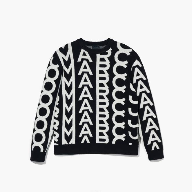 le col ras du cou oversize à monogramme Marc Jacobs R8NP511