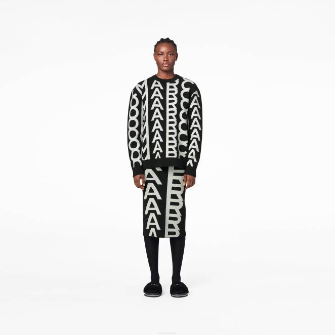 le col ras du cou oversize à monogramme Marc Jacobs R8NP511