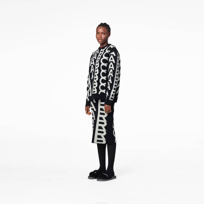 le col ras du cou oversize à monogramme Marc Jacobs R8NP511