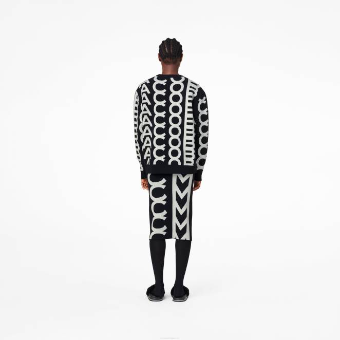 le col ras du cou oversize à monogramme Marc Jacobs R8NP511