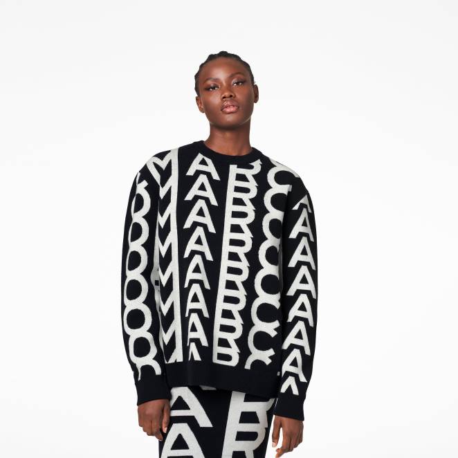 le col ras du cou oversize à monogramme Marc Jacobs R8NP511
