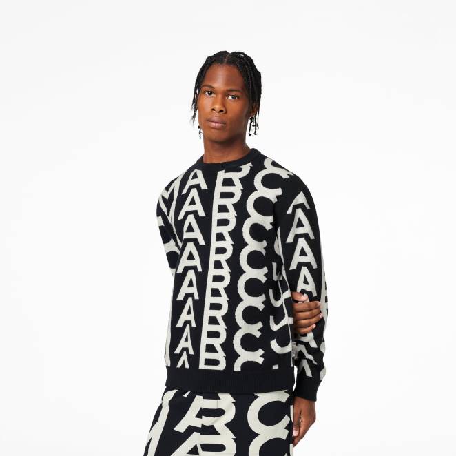 le col ras du cou oversize à monogramme Marc Jacobs R8NP511