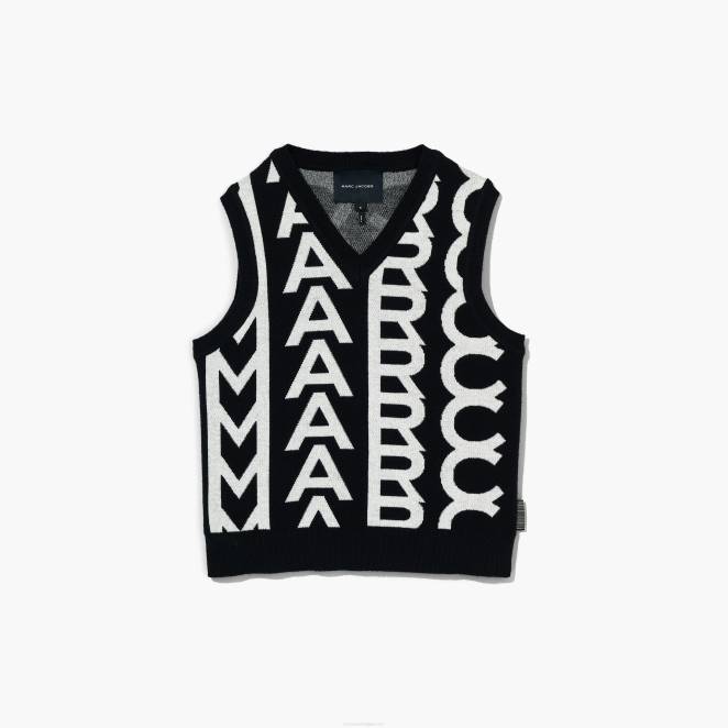 le gilet en maille monogramme Marc Jacobs R8NP512
