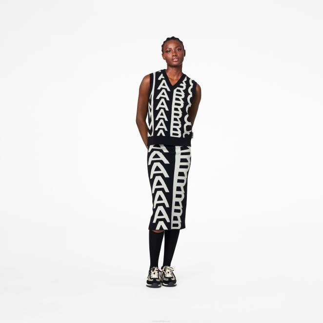 le gilet en maille monogramme Marc Jacobs R8NP512