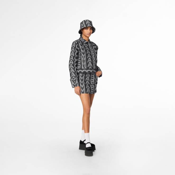 la minijupe en denim à monogramme Marc Jacobs R8NP509