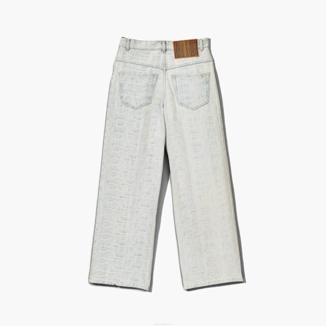 le pantalon en denim à monogramme Marc Jacobs R8NP477