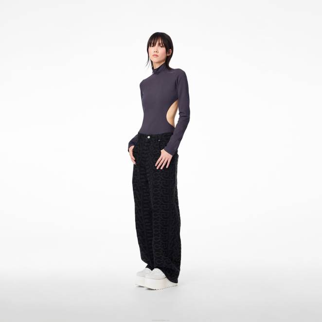 le pantalon en denim à monogramme Marc Jacobs R8NP491