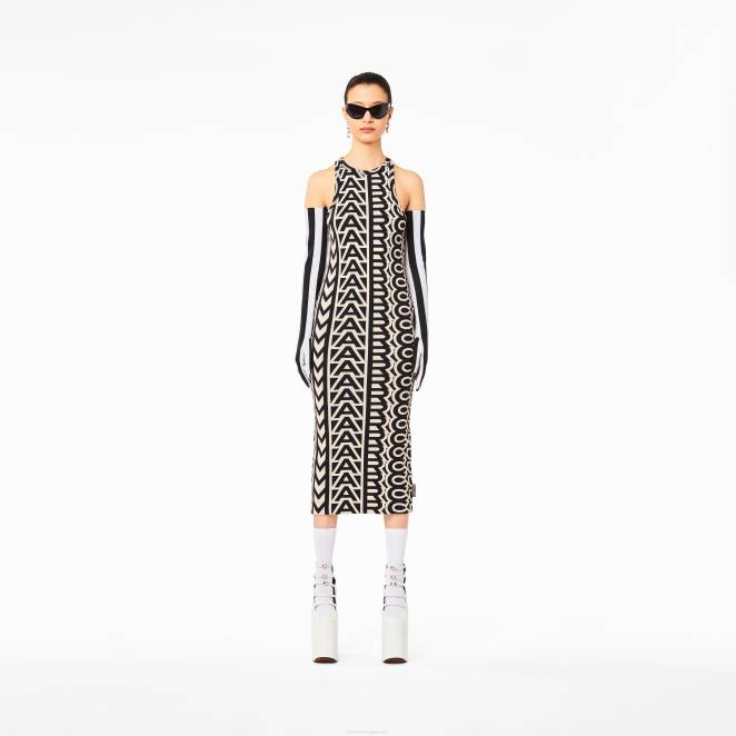 la robe côtelée à monogramme Marc Jacobs R8NP472
