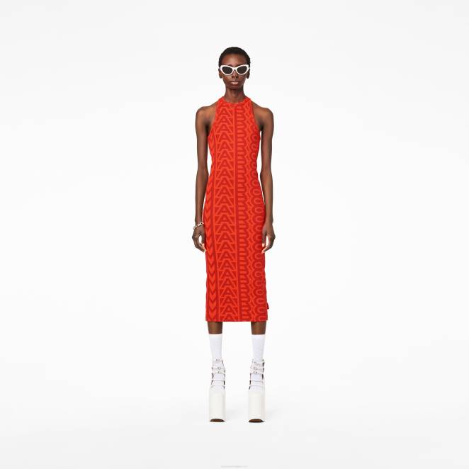 la robe côtelée à monogramme Marc Jacobs R8NP473