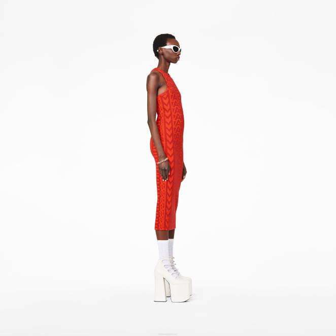 la robe côtelée à monogramme Marc Jacobs R8NP473