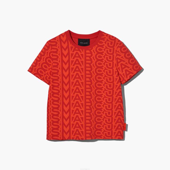 le t-shirt bébé monogramme Marc Jacobs R8NP481