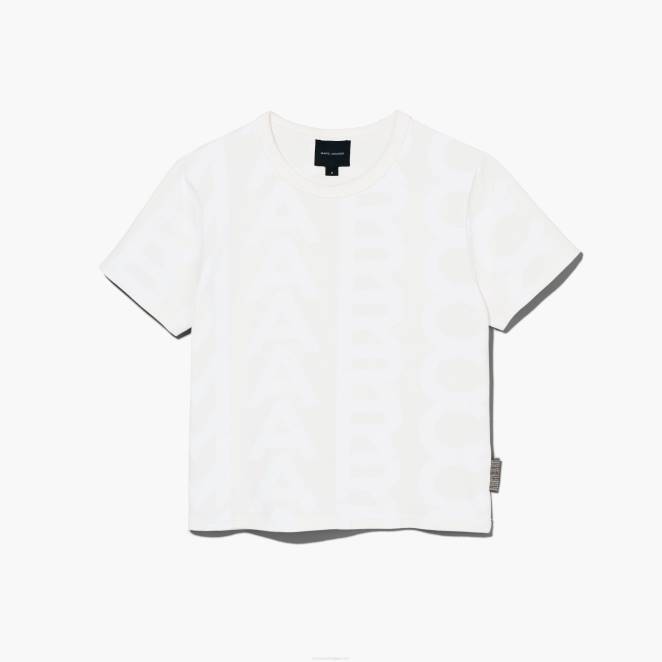 le t-shirt bébé monogramme Marc Jacobs R8NP489